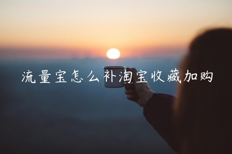 流量寶怎么補(bǔ)淘寶收藏加購